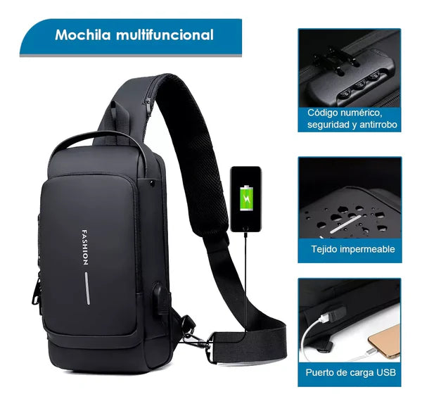 Bolso Antirrobo - Impermeable - Tela resistente